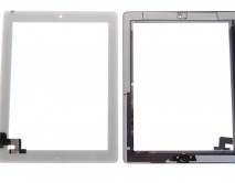 Тачскрин iPad 2 (A1395/A1396/A1397) + кнопка HOME в сборе белый 2 класс