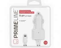 АЗУ Prime Line Lightning для iPhone 1А, белый, 2201