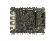 Коннектор SIM + MMC Samsung G530H/ G355H/ G360/ G7102/ G750F/ G900F/ i9300I (1SIM)/ N7505/ N9000/ N9005/ J100/J250F 1 класс 
