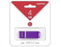 USB Flash SmartBuy Quartz 4GB фиолетовый, SB4GBQZ-V 