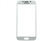 Стекло дисплея Samsung G925F Galaxy S6 Edge белое