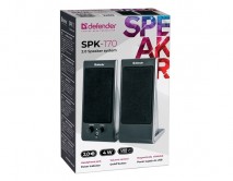 Акустическая 2.0 система Defender SPK-170 черный, 4 Вт, питание от USB, 65165
