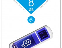 8GB USB Flash 3.0, SmartBuy Glossy синий, SB8GBGS-DB 
