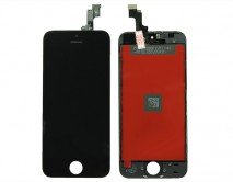 Дисплей iPhone 5S/iPhone SE + тачскрин черный (LCD Копия - TM)