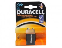 Батарейка 9V КРОНА Duracell 6LR61 1-BL, цена за 1 штуку 