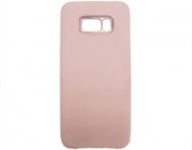 Чехол Samsung G955F Galaxy S8+ Suede (розовый) 
