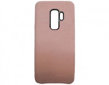 Чехол Samsung G965F Galaxy S9+ Suede (розовый) 
