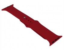 Ремешок Watch Series 42mm/44mm/45mm/49mm силиконовый rose red, ML