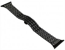 Ремешок Watch Series 38mm/40mm crystal band черный
