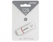 USB Flash 2.0, Smart Buy Crown 128GB белый, SB128GBCRW-W