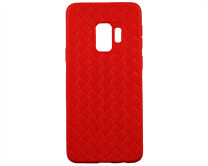 Чехол Samsung G960F Galaxy S9 плетеный красный