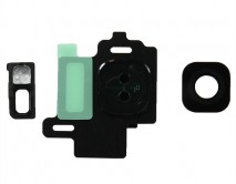 Стекло камеры Samsung G950F S8 черное (с корпусной частью)