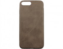Чехол iPhone 7/8 Plus Матовая кожа (коричневый)