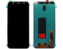 Дисплей Samsung A605FN/J805FN Galaxy A6+ (2018) + тачскрин черный (AMOLED Оригинал/Замененное стекло)