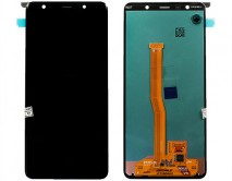 Дисплей Samsung A750F Galaxy A7 (2018) + тачскрин черный (GH96-12078A) (Service Pack 100%) 