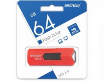 USB Flash 3.0 SmartBuy STREAM 64GB красный, SB64GBST-R3