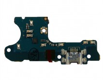 Шлейф Huawei Honor 8C (BKK-L21) на системный разъем + микрофон (плата) 1класс