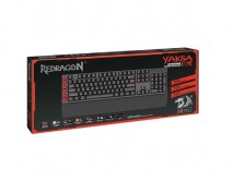 Клавиатура USB игровая мембранная Redragon Yaksa RU, 7цветов, 26клавиш AntiGhost, 70391