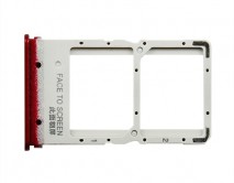 Держатель SIM Xiaomi Mi 9T/Redmi K20 красный