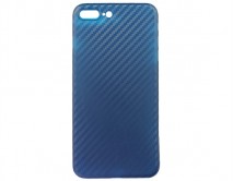 Чехол iPhone 7/8 Plus Ультратонкий карбон (синий)