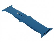 Ремешок Watch Series 42mm/44mm/45mm/49mm силиконовый denim blue, SM #36