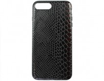 Чехол iPhone 7/8 Plus Leather Reptile (черный)