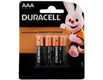Батарейка AAA Duracell LR03 4-BL цена за 1 упаковку 