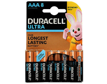 Батарейка AAA Duracell LR03 8-BL, цена за 1 упаковку 