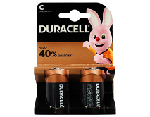 Батарейка C Duracell LR14 2-BL, цена за 1 упаковку 