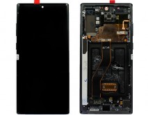 Дисплей Samsung N975F Galaxy Note 10 Plus + тачскрин + рамка черный (AMOLED Оригинал/Замененное стекло)