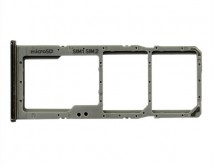 Держатель SIM Samsung A70 (2 SIM) белый
