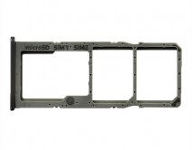 Держатель SIM Samsung A50S (2 SIM) белый
