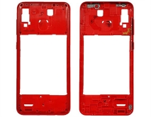 Средняя часть Samsung A20 A205F красная 1 класс
