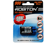 Аккумулятор AAA Robiton R03 2-BL 900mAh, цена за 1 упаковку 