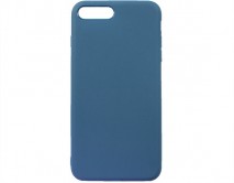 Чехол iPhone 7/8 Plus Силикон Matte 2.0mm (синий) 