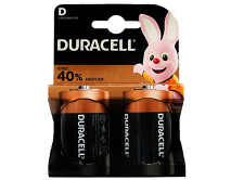 Батарейка D Duracell Plus LR20 2-BL цена за 1 упаковку 