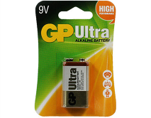 Батарейка 9V КРОНА GP ALKALINE ULTRA 6LR61 1-BL, цена за 1 штуку 