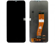 Дисплей Samsung A025F Galaxy A02s + тачскрин черный (LCD Оригинал/Замененное стекло)