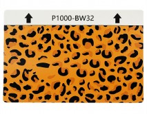 Защитная плёнка текстурная на заднюю часть "Леопард" (Желтая, BW32)