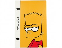 Защитная плёнка текстурная на заднюю часть "Симпсоны" (Барт, XP22)
