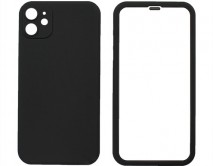 Защита 360 iPhone 11 черная (защитное стекло+задняя крышка) 