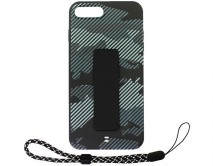 Чехол iPhone 7/8 Plus Камуфляж с держателем (черный)