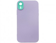 Чехол iPhone XR BICOLOR (фиолетовый)