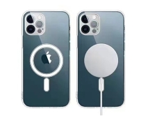 Чехол iPhone 13 Mini Acrylic MagSafe, с магнитом, прозрачный