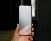 Защитное стекло iPhone 13 Pro Max/14 Plus Full матовое черное