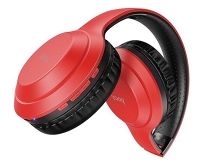 Наушники с Bluetooth Hoco W30 + с микрофоном красные 
