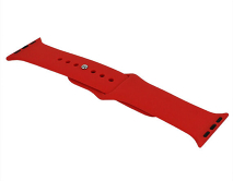 Ремешок Watch Series 38mm/40mm/41mm силиконовый light red, SM #52 
