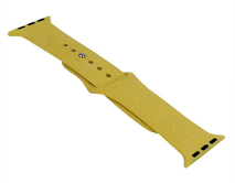 Ремешок Watch Series 38mm/40mm carvine silicone, желтый #4