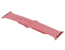 Ремешок Watch Series 38mm/40mm carvine silicone, розовый #5