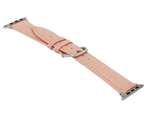 Ремешок Watch Series 42mm/44mm/45mm Crocodile Leather розовый 